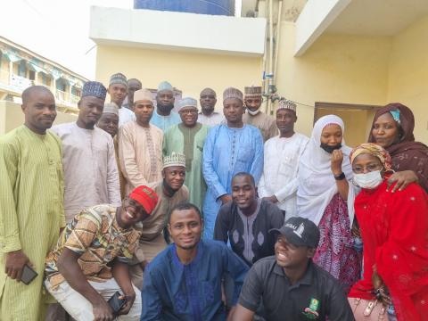 Kano Study Centre staff organised a prayer session and lunch in honour of former VC of NOUN, Prof. Abdalla Uba Adamu, in Kano on Saturday